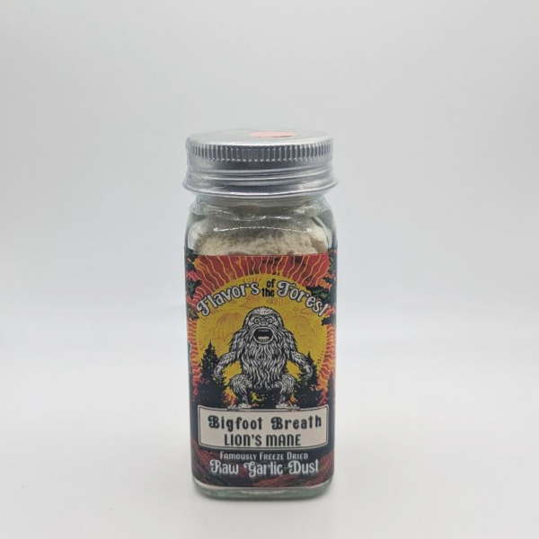 Lion's Mane Bigfoot Breath Raw Garlic Dust